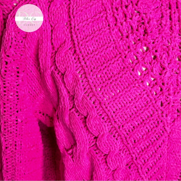 EXPRESS Pink Knit Sweater Size Small - Picture 4 of 9